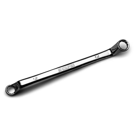 Capri Tools 12 mm x 14 mm 75-Degree Deep Offset Double Box End Wrench CP11950-1214